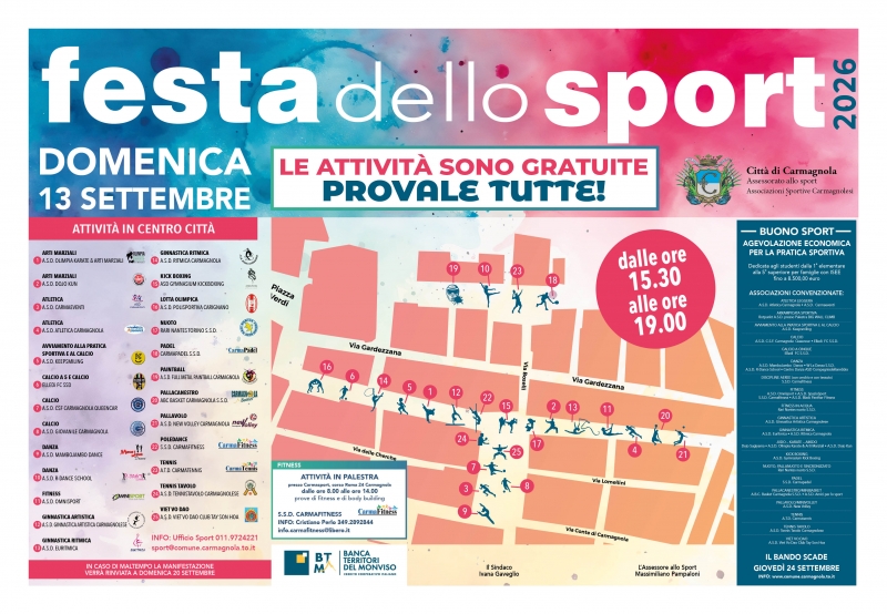 Festa dello Sport 2026